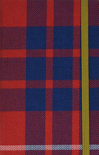 Waverley (M): Hamilton Red Tartan Cloth Commonplace Notebook (Waverley Scotland Genuine Tartan Cloth Commonplace Notebooks/Stationery/Tartan/Plaid)