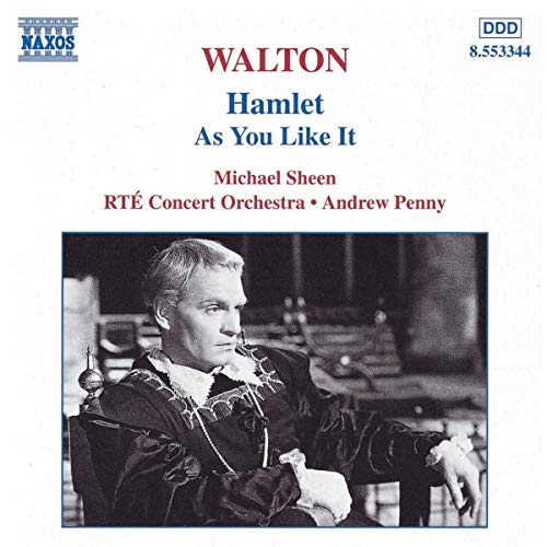 CD cover featuring a portrait of Michael Sheen in Shakespearean costume.
