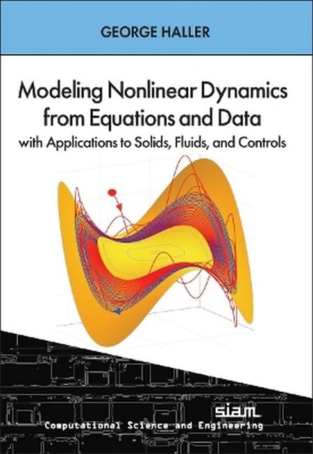 Book cover with abstract orange and red graph, title "Modeling Nonlinear Dynamics.