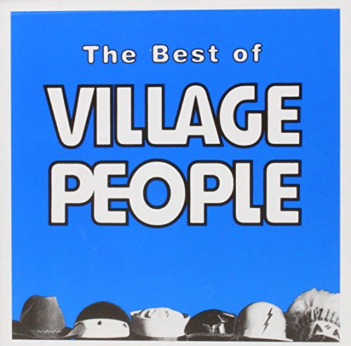 CD cover for “The Best of the Village People” with blue background.