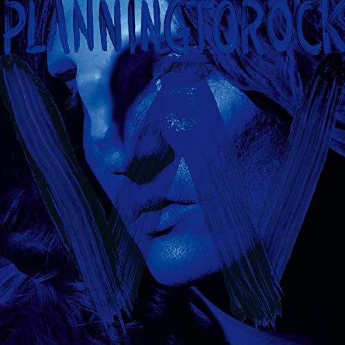 Blue-toned CD cover with a distorted face obscured by brushstrokes.