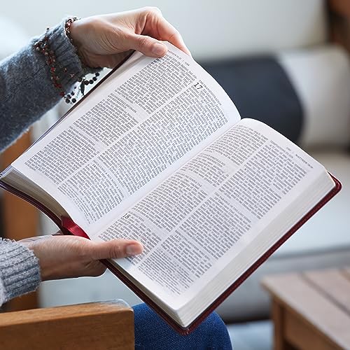 NRSV Large Print Standard Catholic Bible, Black Leathersoft (Comfort Print, Holy Bible, Complete Catholic Bible, NRSV CE) : Holy Bible