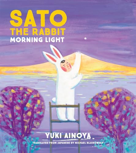Colorful illustration of a rabbit in serene morning light, likely on a book cover.