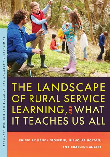 Book cover with adults and children engaged in outdoor learning.