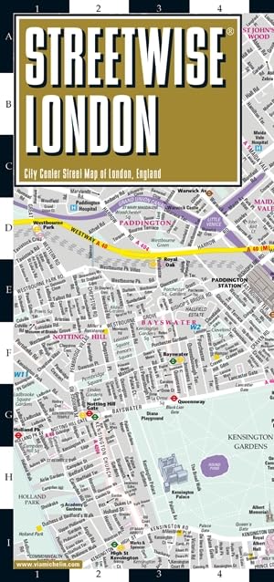Streetwise London Map - Laminated City Center Street Map of London, England: City Plan (Michelin Maps)