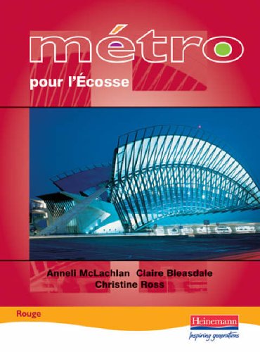 Metro pour L'Ecosse Rouge Student Book