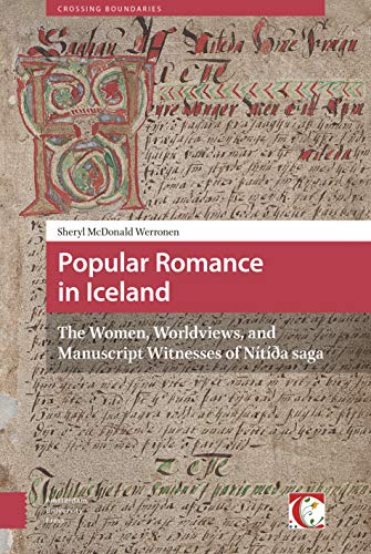 Book cover: “Popular Romance in Iceland” with illuminated manuscript detail.