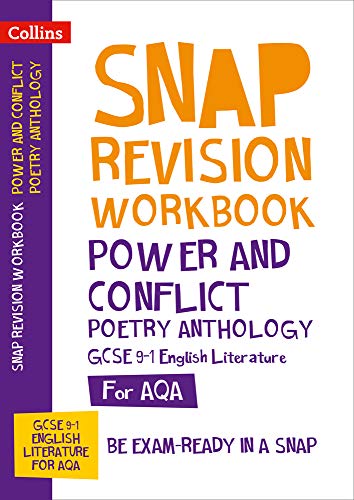 AQA Poetry Anthology Power and Conflict Workbook: For the 2021 Exams (Collins GCSE Grade 9-1 SNAP Revision)