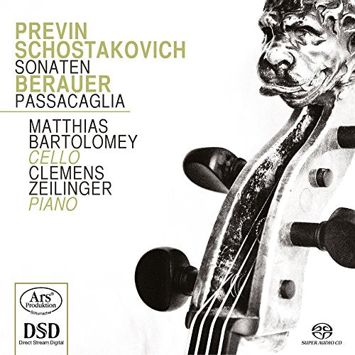Bartolomey/Zeilinger - Previn: Sonata 1993 - Shostakovich: Sonata in D minor Op. 40 - Berauer: Passacaglia [CD]