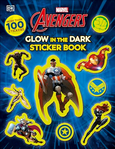 Marvel Avengers Glow in the Dark Sticker Book: With More Than 100 Stickers (DK Bilingual Visual Dictionary)