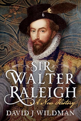 Book cover featuring a portrait of Sir Walter Raleigh in historical dress.
