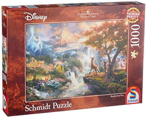 Disney - Bambi's First Year by Thomas Kinkade 1000 Piece Schmidt Puzzle