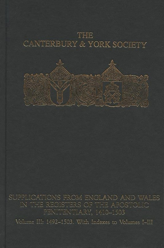 Supplications from England and Wales in the Registers of the Apostolic Penitentiary