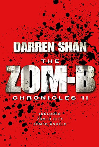 Red book cover with large, metallic "ZOM-B" title and silhouette figure.