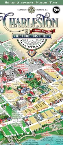 Charleston S.C Historic District Illustrated Map