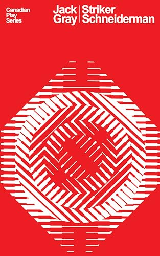 Red book cover with white geometric pattern and title “Striker Schneiderman.”