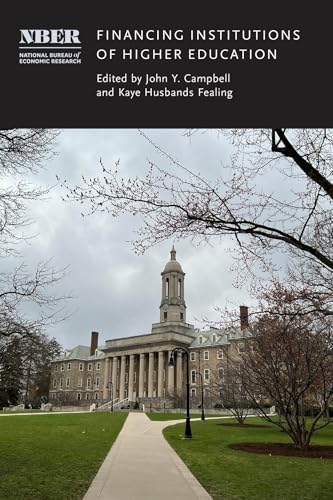 Book cover: “Financing Institutions of Higher Education” with a university building.