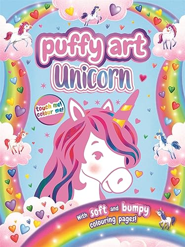 Puffy Art Unicorn (Bumpy Line Colouring Book)