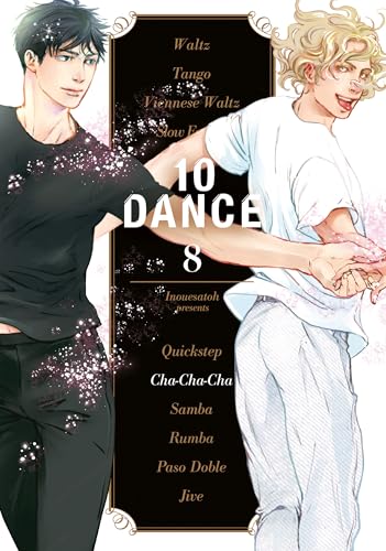 Manga cover: two men in dance pose, with text listing dance styles.