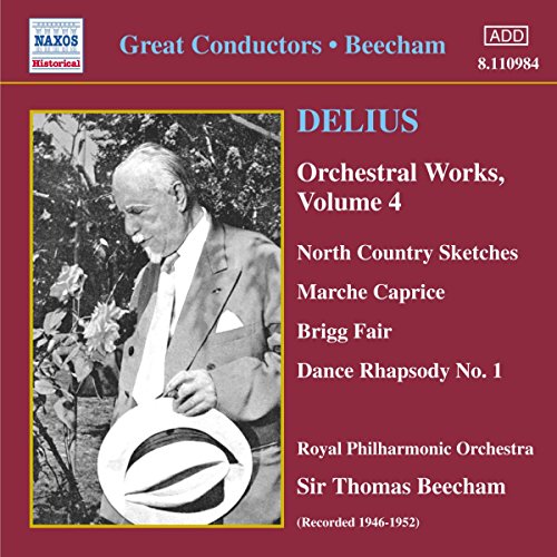 CD cover featuring portrait of conductor Sir Thomas Beecham and text details.