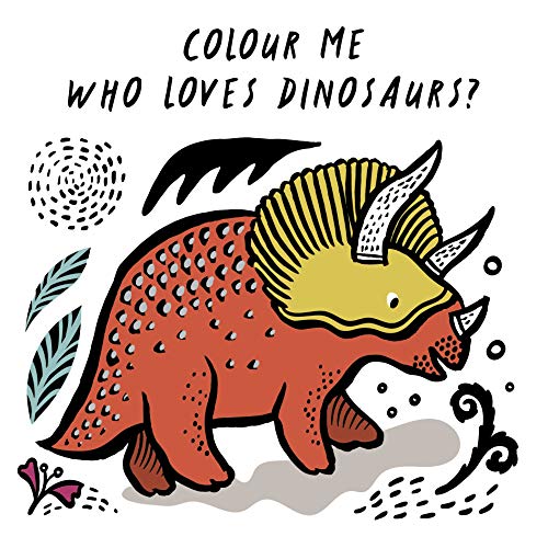 Colour Me: Who Loves Dinosaurs? (Wee Gallery Bath Books)