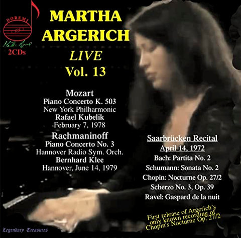 Martha Argerich - [Legendary Treasures] Martha Argerich: Live [CD]