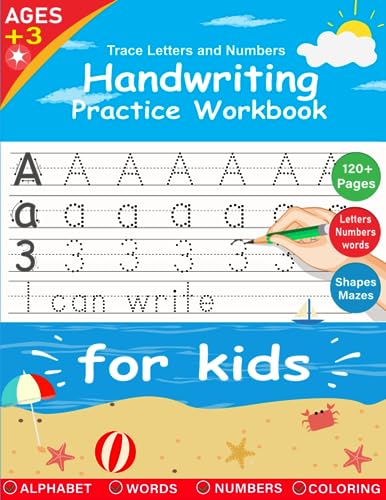 Children Trace Letters & Numbers Handwriting Book