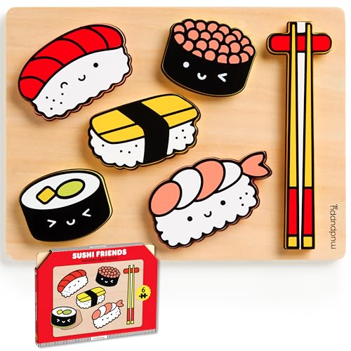 Sushi Friends Wooden Tray Puzzle