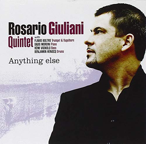 CD cover featuring a portrait of Rosario Giuliani and band member names.