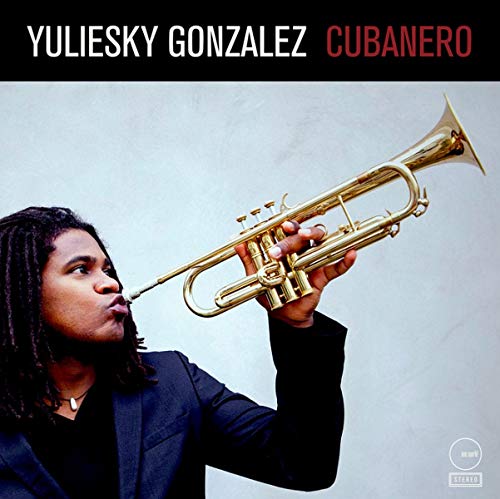 CD cover featuring a man playing a golden trumpet, titled "Cubanero".