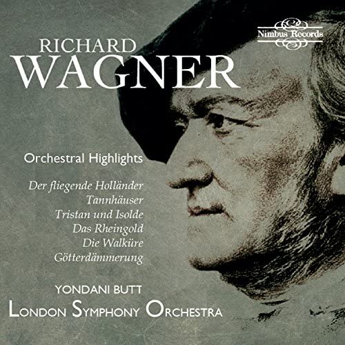 CD cover featuring a portrait of Richard Wagner and orchestral details.