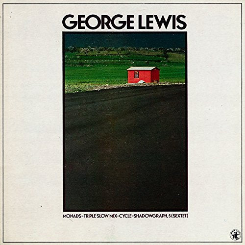 CD cover: landscape with a red shed, black and white text.
