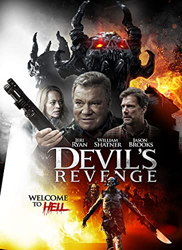 DVD cover for "Devil's Revenge" featuring a demonic figure and actors.