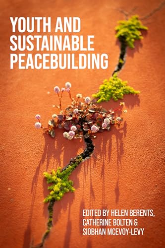 Book cover: "Youth and Sustainable Peacebuilding" with plant imagery.
