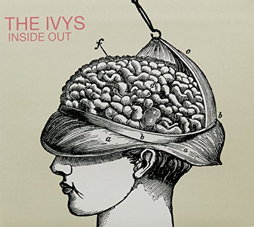 “Inside Out” CD cover by The Ivys, featuring a detailed brain illustration.