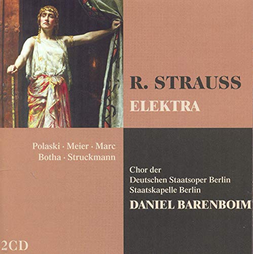 CD cover for Strauss’s “Elektra” featuring a painting of a woman.