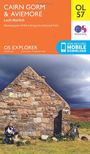 Cairn Gorm & Aviemore Map | Loch Morlich | Ordnance Survey | OS Explorer Map OL57 | Scotland | Walks | Hiking | Maps | Adventure