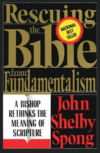 Book cover: "Rescuing the Bible from Fundamentalism" by John Shelby Spong.
