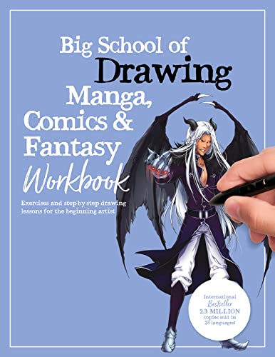 Big School of Drawing Manga, Comics & Fantasy Workbook: Exercises and step-by-step drawing lessons for the beginning artist (4)