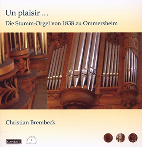 CD cover featuring close-up photos of silver organ pipes and carved wooden details.