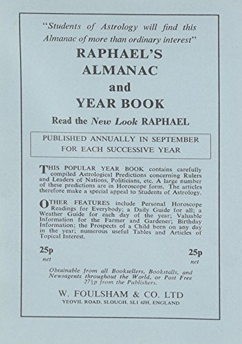 Raphael's Astronomical Ephemeris : With Tables of Houses for London, Liverpool and New York