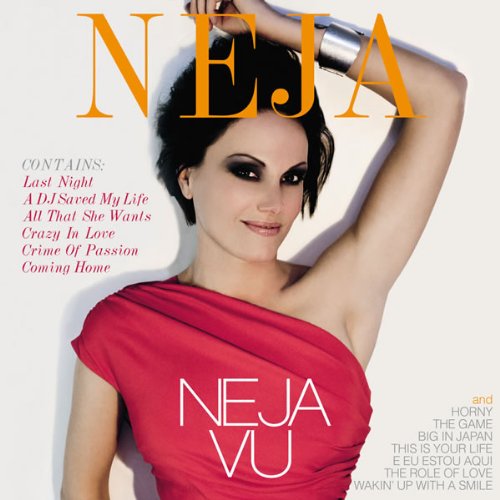 CD cover featuring a woman in a red dress with text Neja Vu.