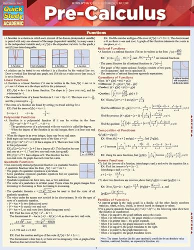 Pre - Calculus