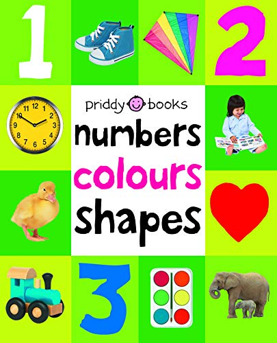 Numbers, Colours, Shapes (UK Edition) (First 100 Soft to Touch Board Books)