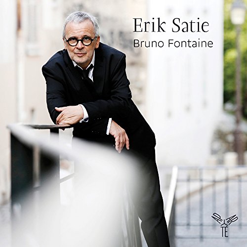 CD cover featuring pianist Bruno Fontaine and composer Erik Satie’s name.