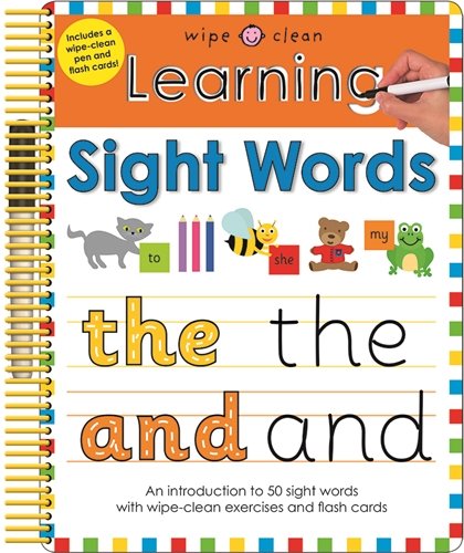 Learning Sight Words: Wipe Clean Spirals (Wipe Clean Learning)