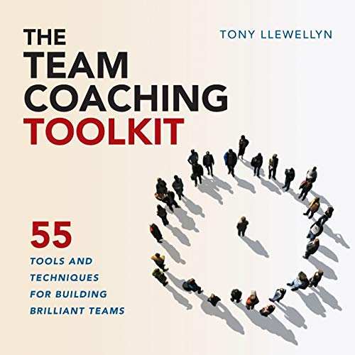 Book cover: "The Team Coaching Toolkit" with silhouettes of people.