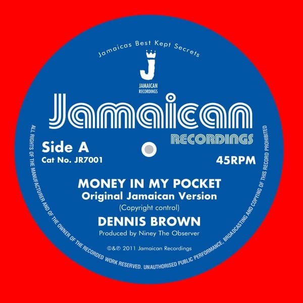 Dennis Brown - Money In My Pocket/Version [VINYL]