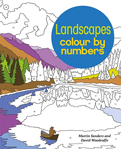 Landscapes Colour by Numbers (Arcturus Colour by Numbers Collection)