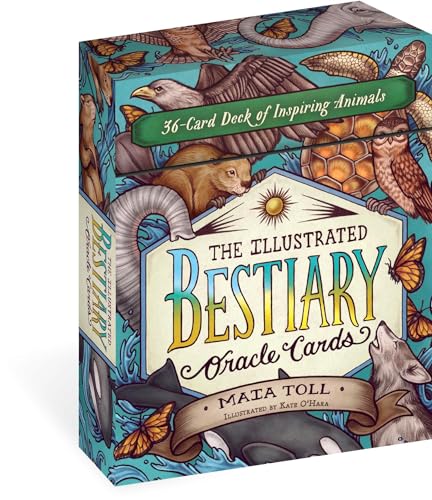 Illustrated Bestiary Oracle Cards: 36-Card Deck of Inspiring Animals